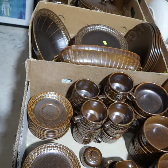 3 boxes Wedgewood tableware