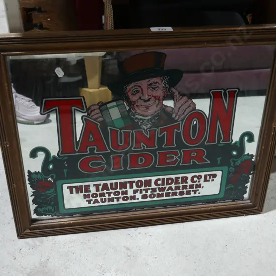 Taunton cider advertising mirror