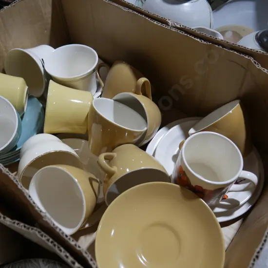 Crown Lynn colour glaze etc