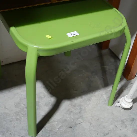 Small green table