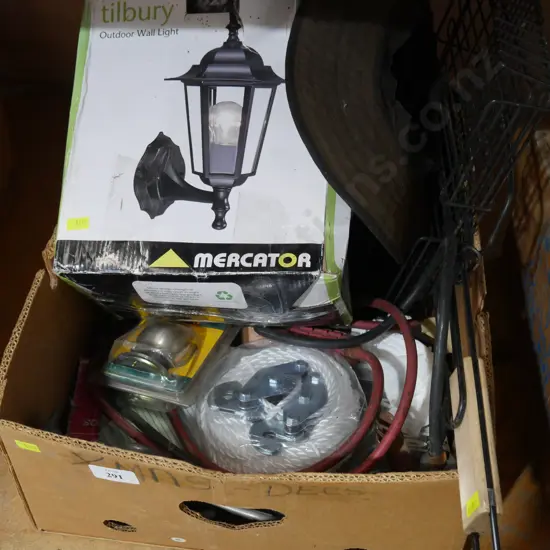 Outdoor wall light etc