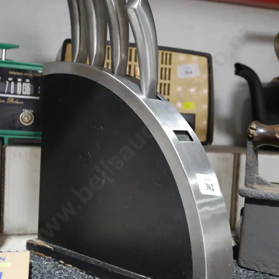 Knife block and knives