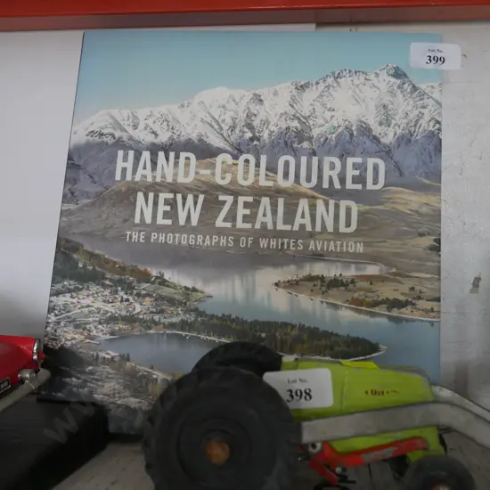Hand Coloured New Zealand, Whites aviation photography book
