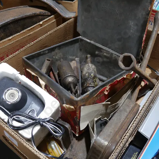 Axe head grease guns ect