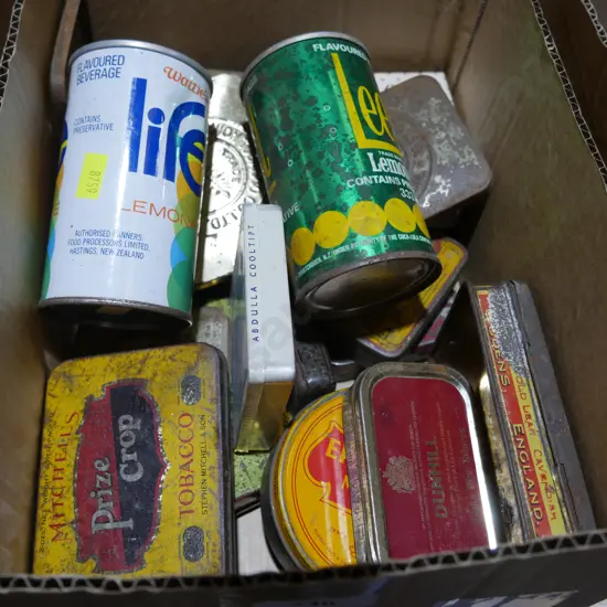 Tobacco tins