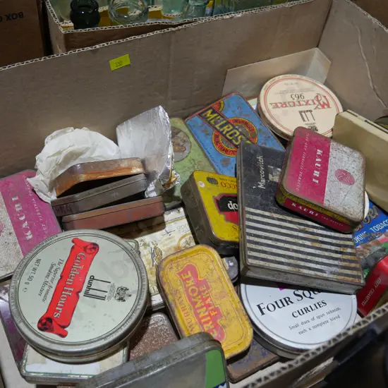 Tobacco tins