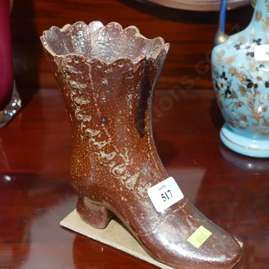 Pottery boot