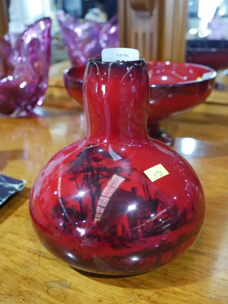 Royal Doulton Flambe vase Image 1++