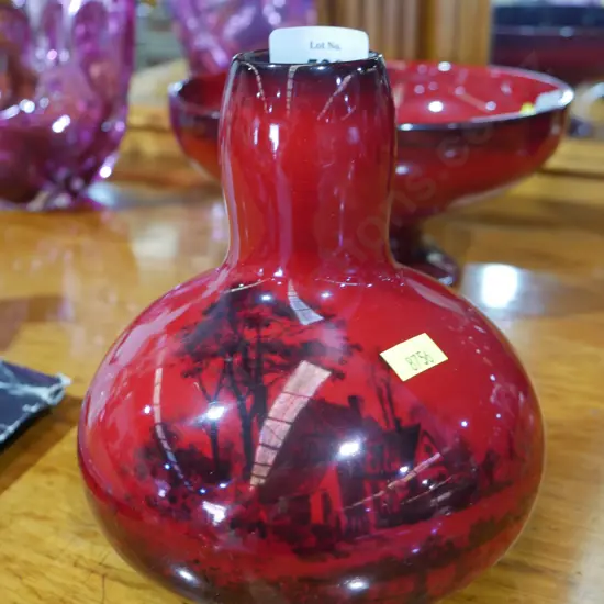 Royal Doulton Flambe vase