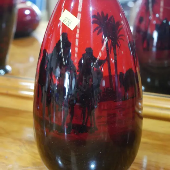 Royal Doulton Flambe vase