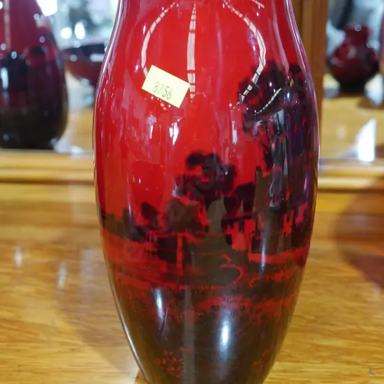 Royal Doulton Flambe vase