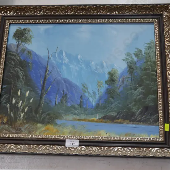 Framed Don Parlane artwork