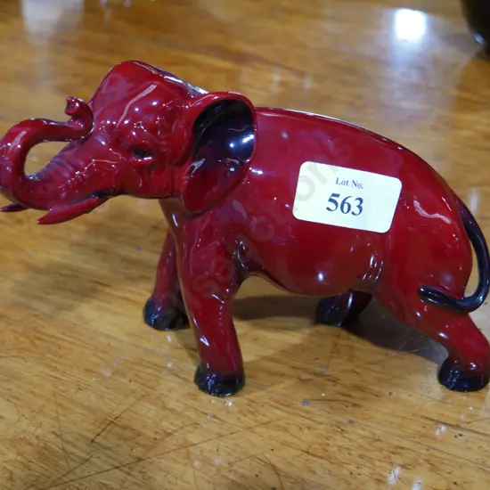 Royal Doulton Flambe Elephant
