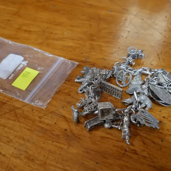 Sterling Silver charm bracelet