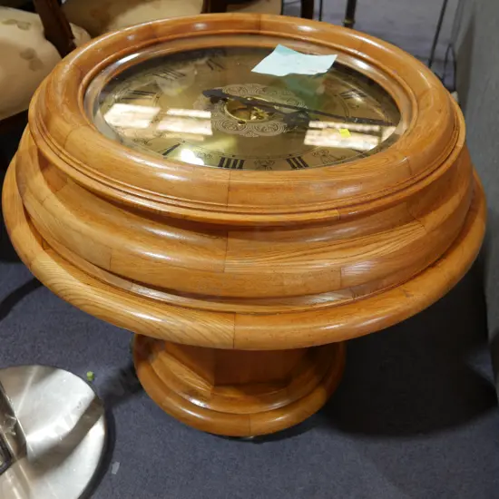 Clock coffee table