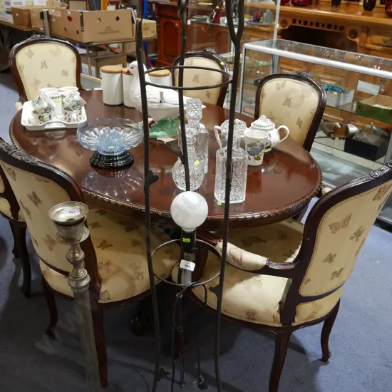 Unusual metal floor lamp