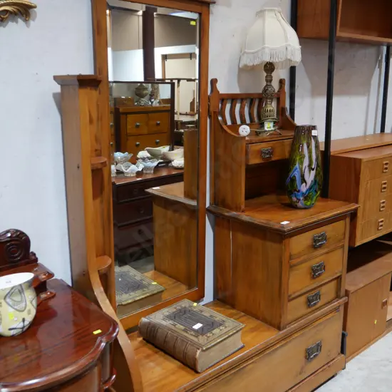 Edwardian mirror back dutchess