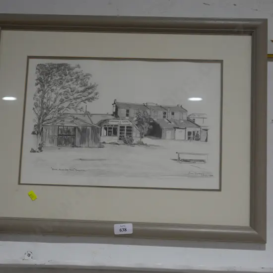 Framed Shona Robertson Rangiora pic