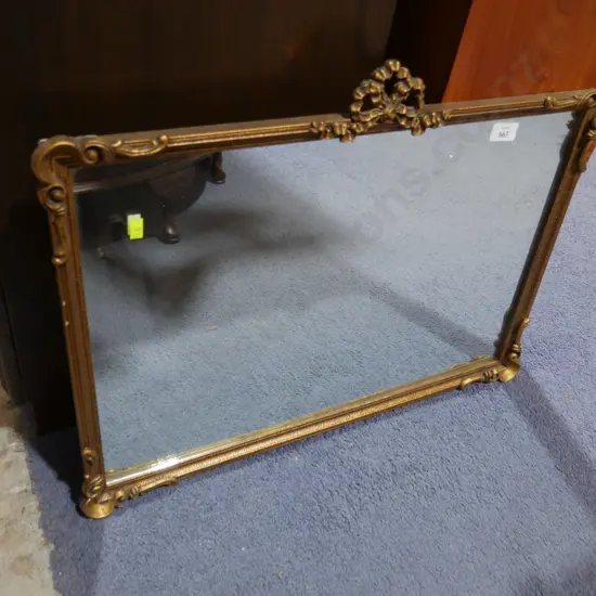 Gilt framed mirror