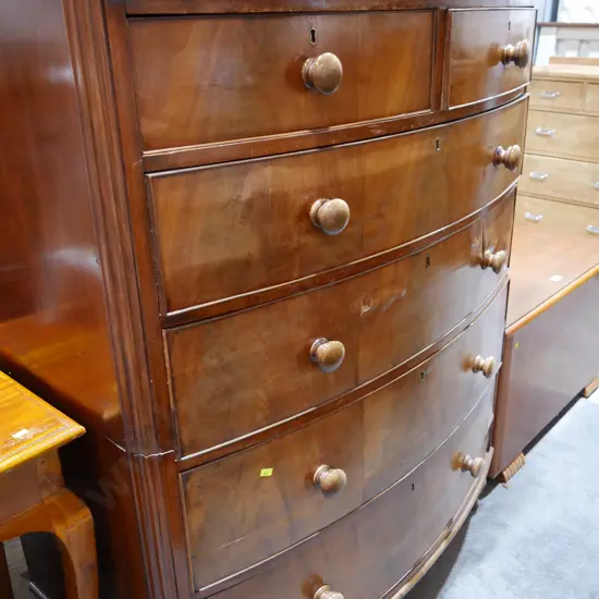 Victorian bowfront drawers