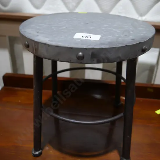 Metal stool