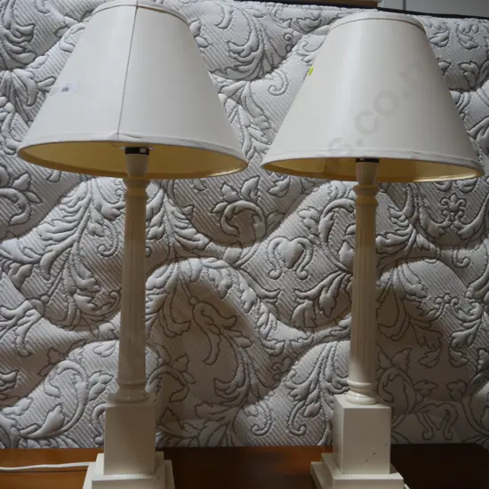 Pair of table lamps