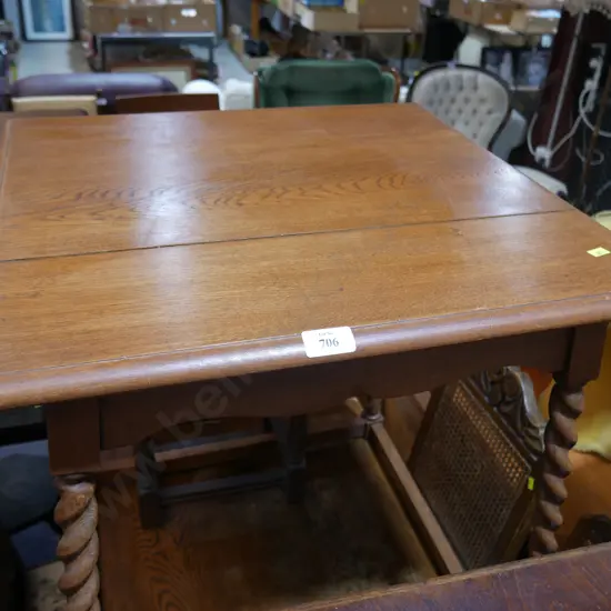 Barley twist side table