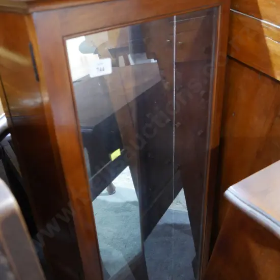 Mirror back wall cabinet