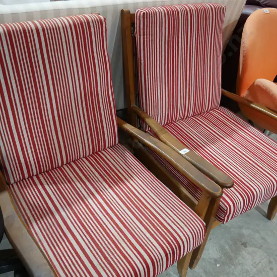 Pair of elbow chairs