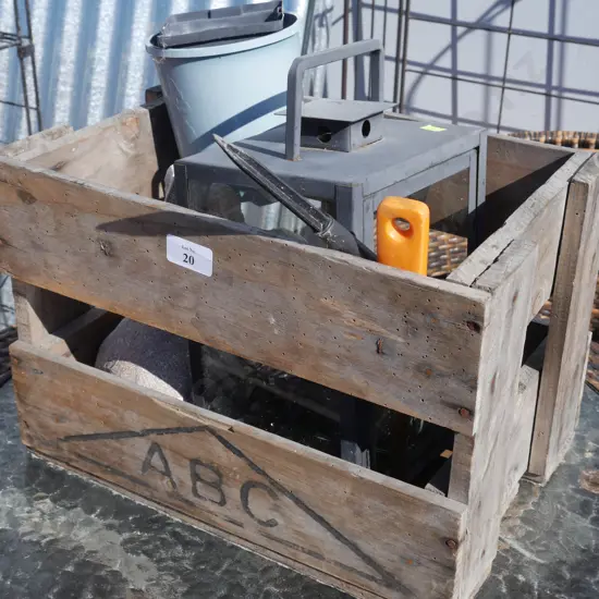 Crate and contents