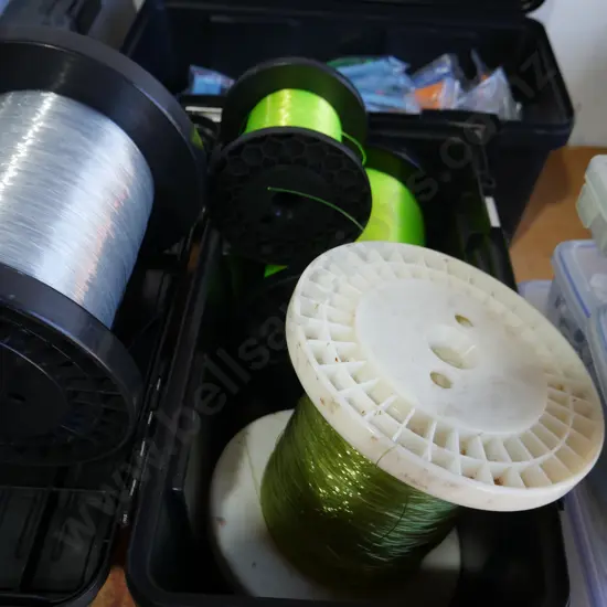 2 boxes fishing gear