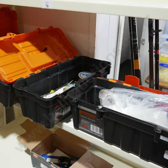 4 tool boxes and contents