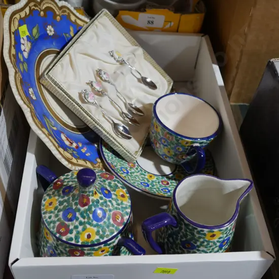 Hand painted china etc