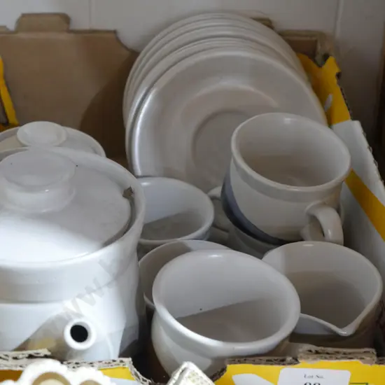 Korean stoneware tea set