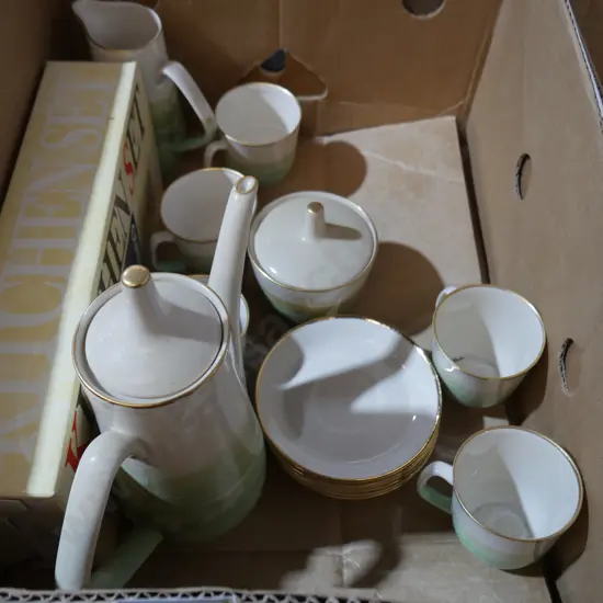 Coffee set and kitchen set