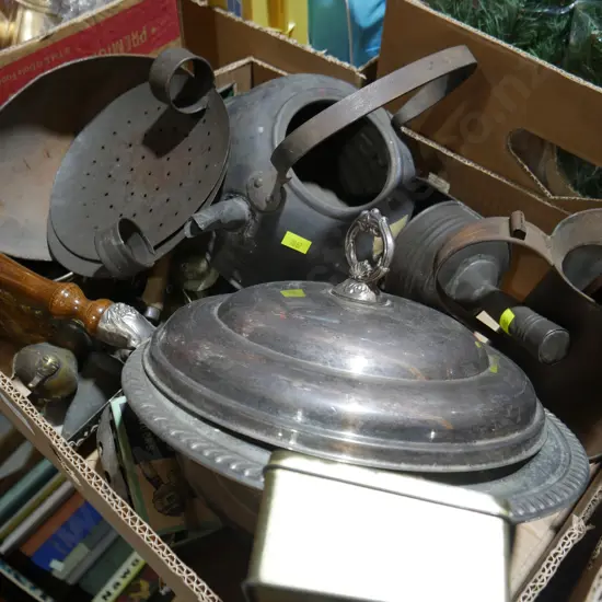 Copper, brass, tin ware