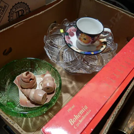 Bohemia wine glasses , bowl , ect