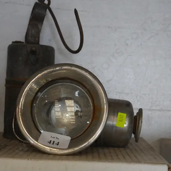 Carbide lamp etc