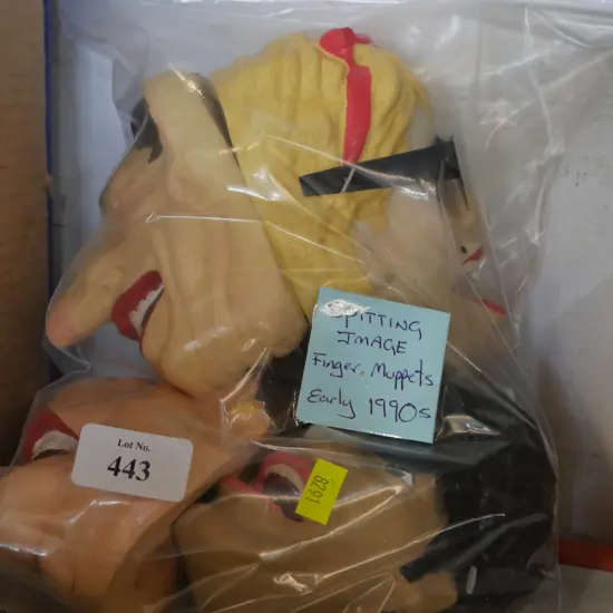 Spitting image finger muppets