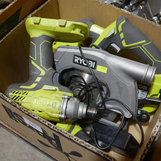 Ryobi drill etc