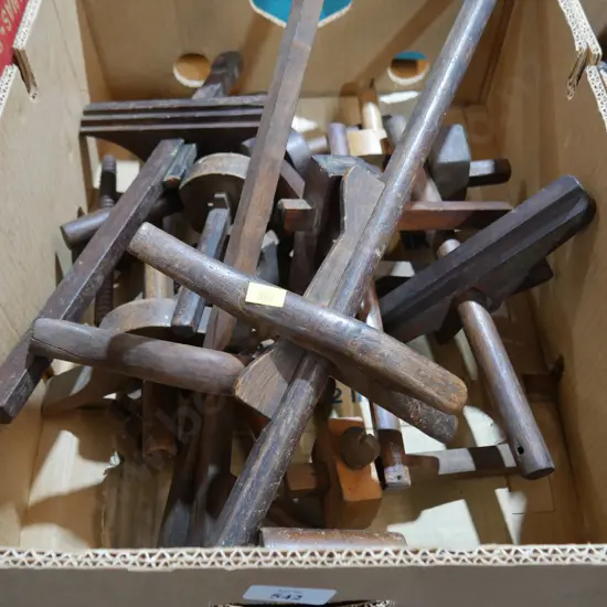 Vintage wooden gauges