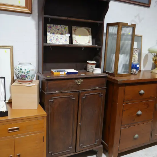 Georgian oak dresser