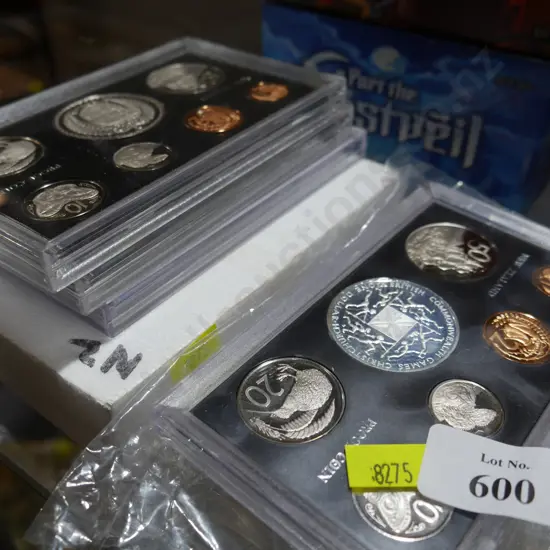 Sets NZ proof coins