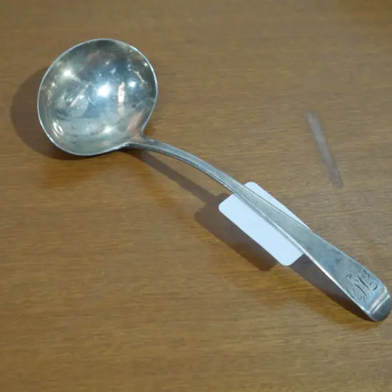 Small silver ladle