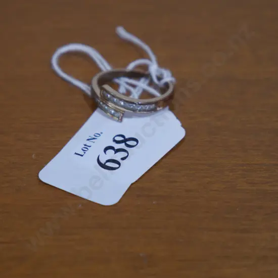 Gold and diamond ring