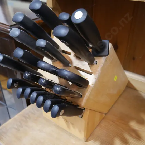 Block of Wusthof knives