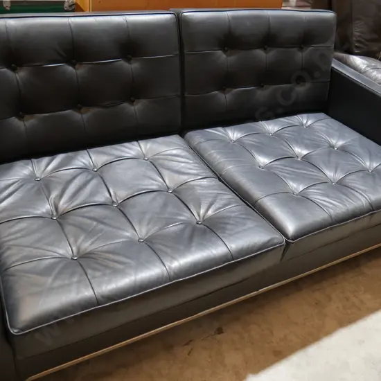 Black Chrome framed sofa