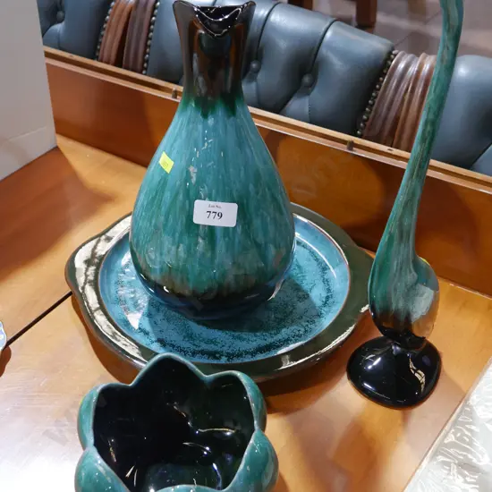 4 piece Blue Mountain pottery