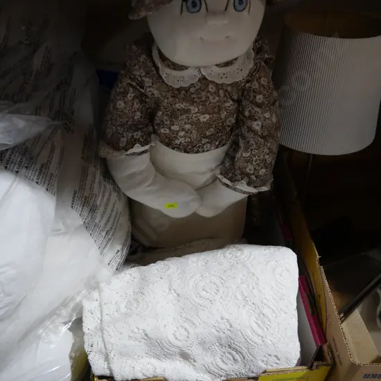 Door stop, tablecloth