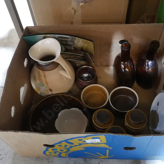 Box pottery etc